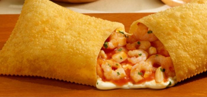 Pastel de Camarão cremoso