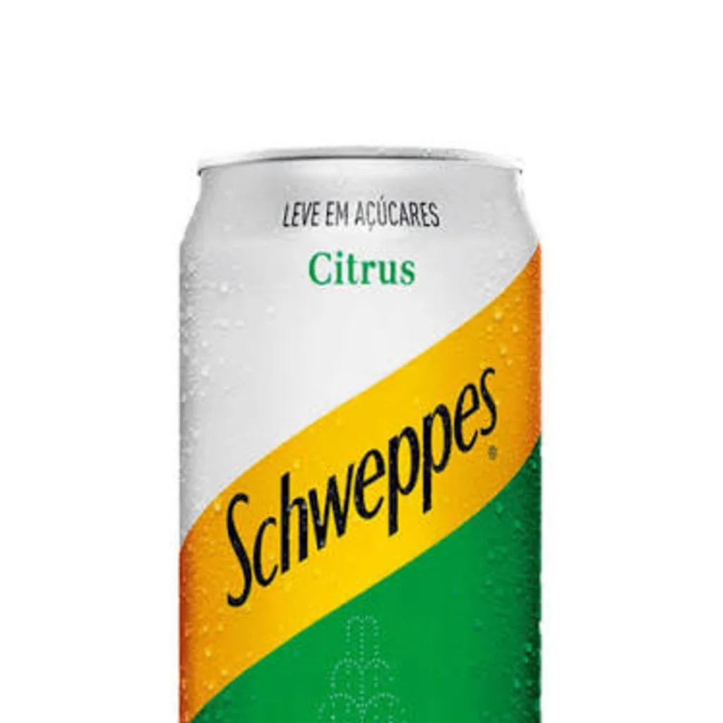 Refri lata schweppes